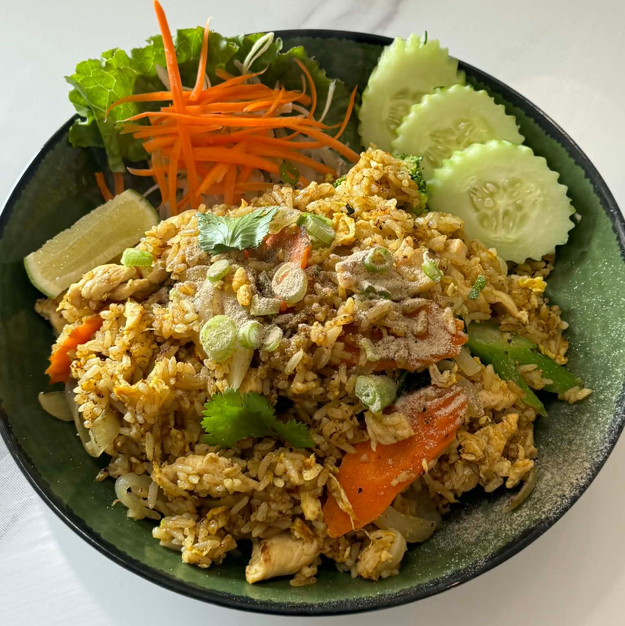 Yellow Curry Fried Rice.
