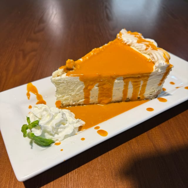 Thai Milk Tea Cheesecake.