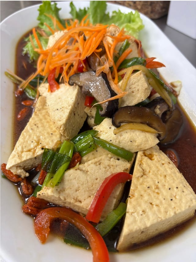 Steamed Tofu.