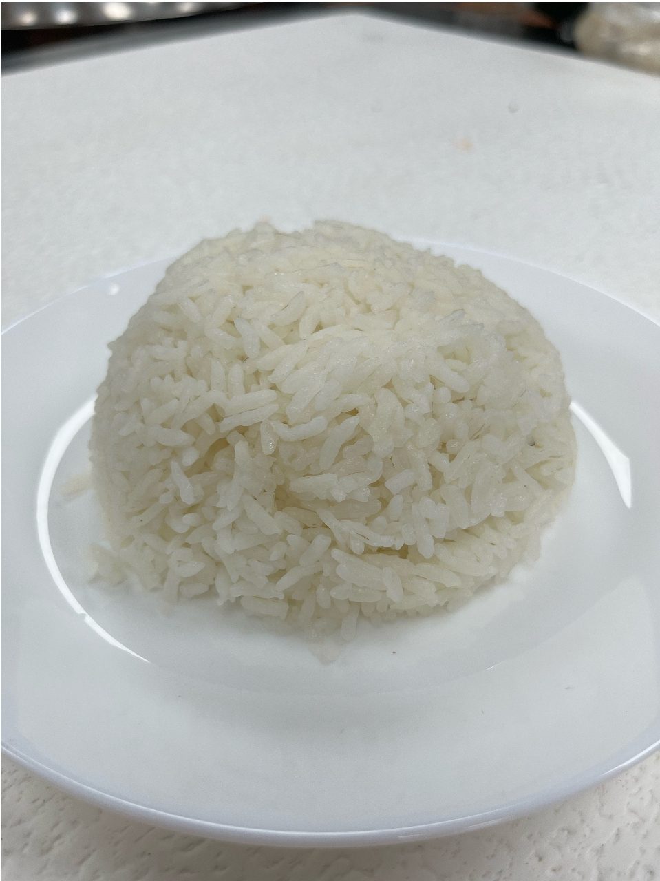 Steamed Jasmine Rice.