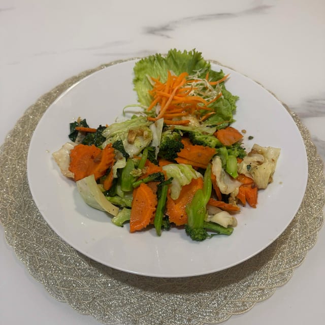 Stir Fried Mixed Vegetables.