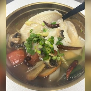 Tom Yum (Tilapia Fish) Clear Soup