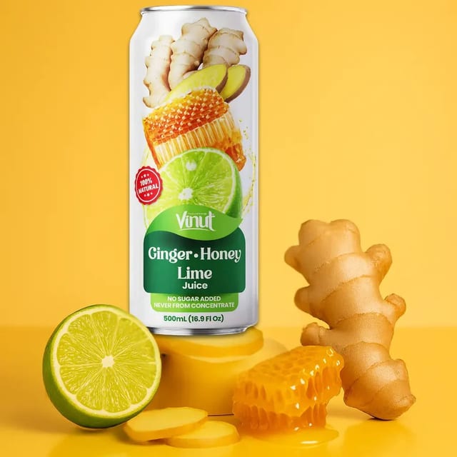 Vinut Juice Honey Ginger Lime 🍋‍🟩.