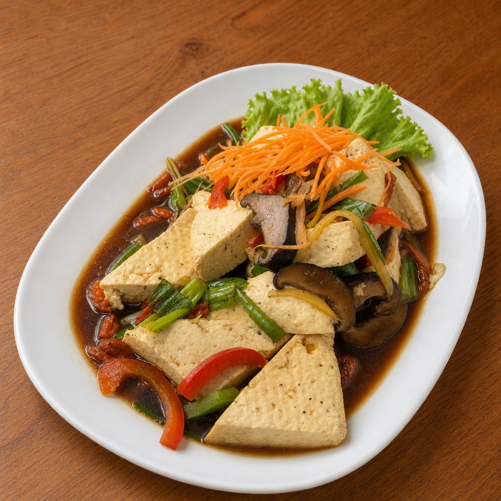 Steamed Tofu.
