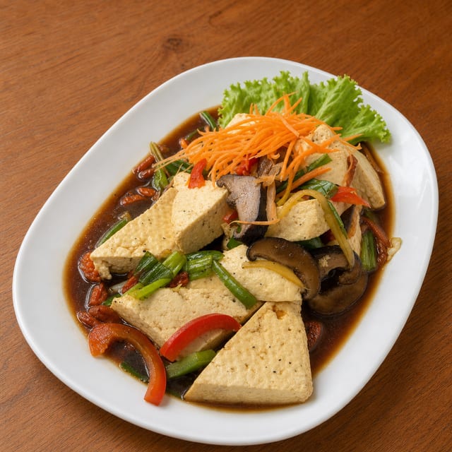 Steamed Tofu.
