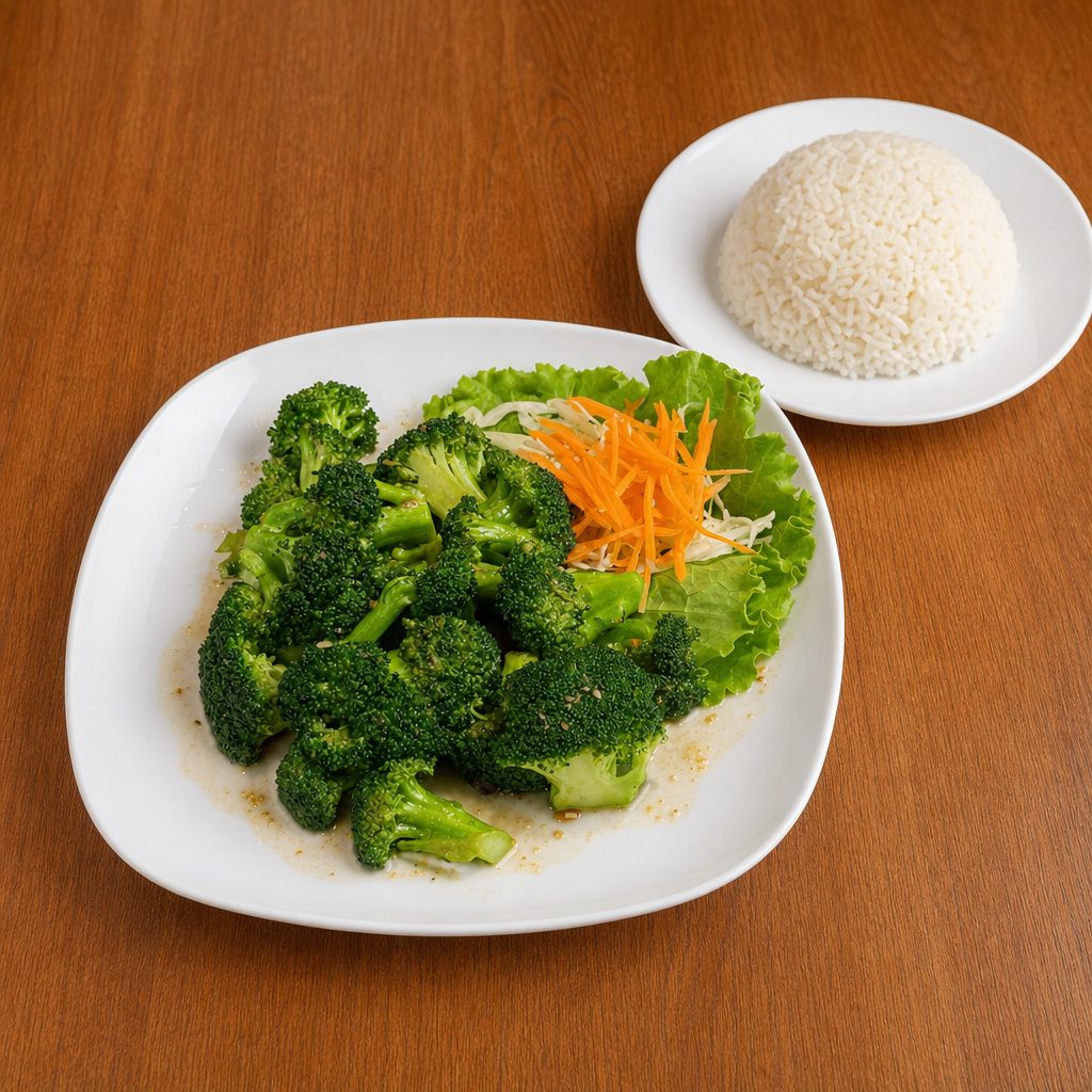 Stir Fried Garlic with Broccoli.
