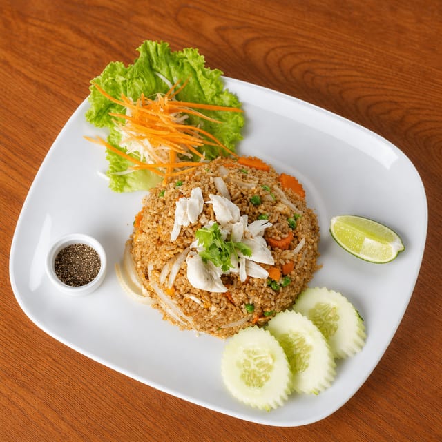 Crab Meat Fried Rice.