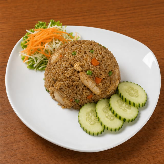 (L) Thai Fried Rice.