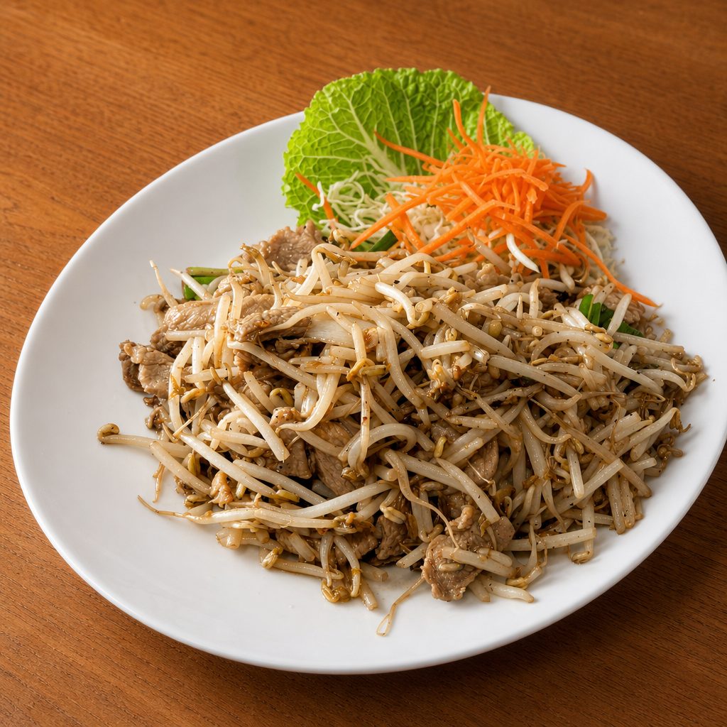 Stir Fried Bean Sprout.
