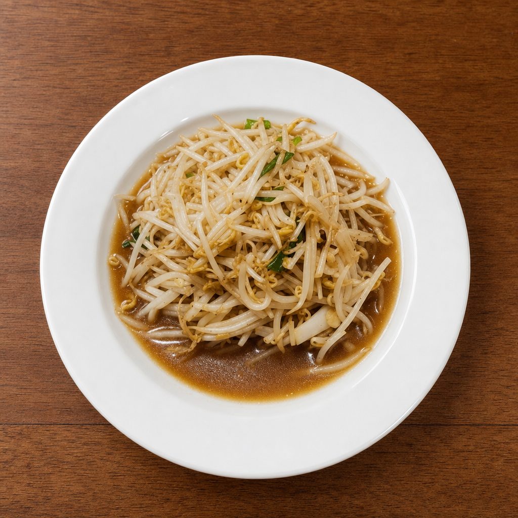 Stir Fried Garlic with Bean Sprouts..