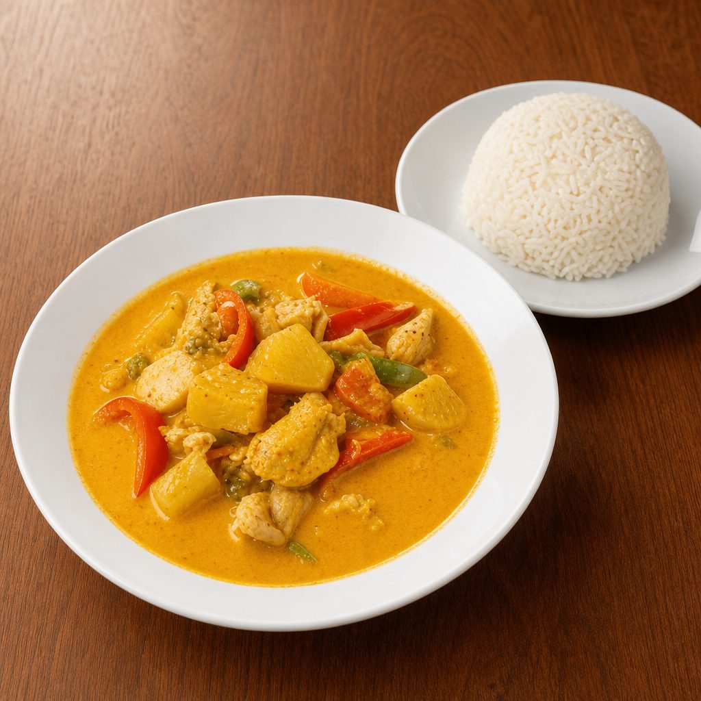 (L) Pineapple Curry 🌶️.
