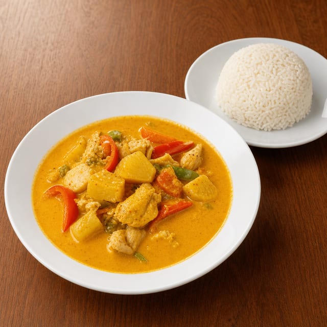 (L) Pineapple Curry 🌶️.