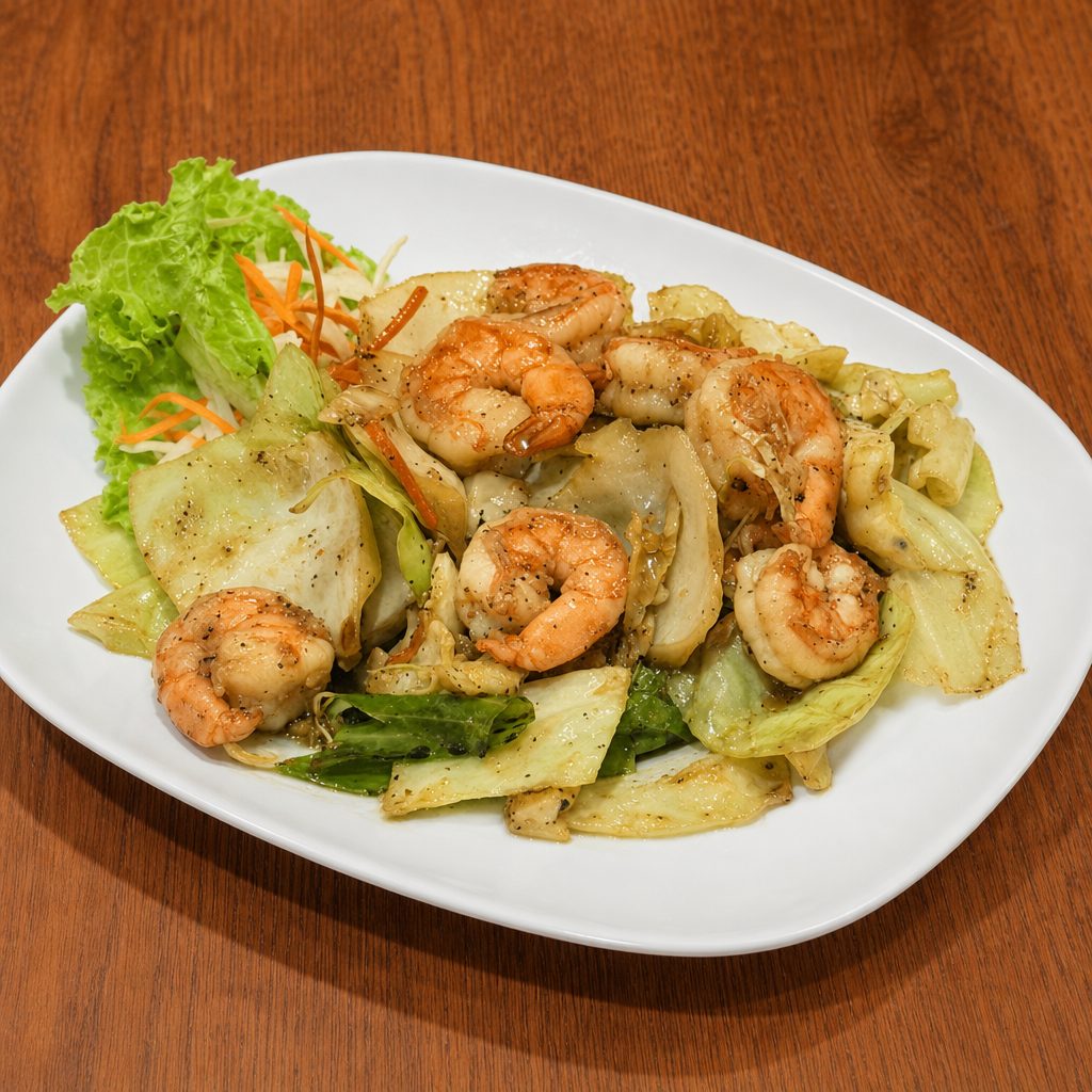Stir Fried Cabbage.