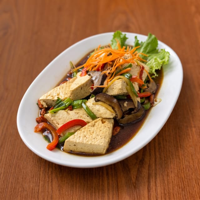 Steamed Tofu.