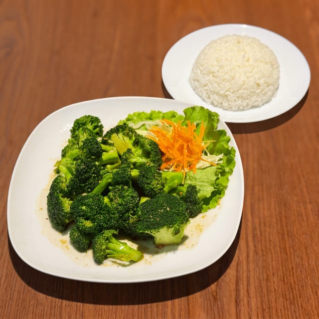 Stir Fried Garlic with Broccoli.