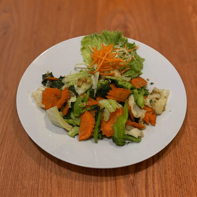 Stir Fried Mixed Vegetables.