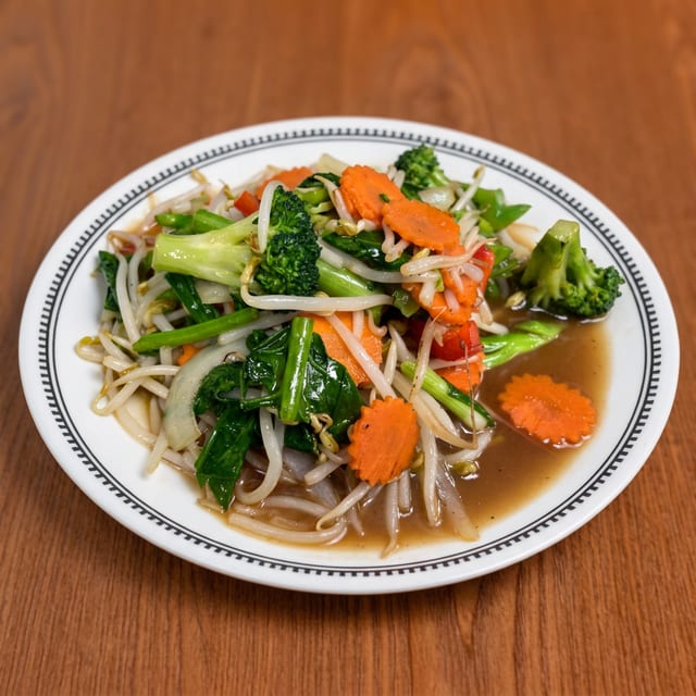 Stir Fried Mixed Vegetables.