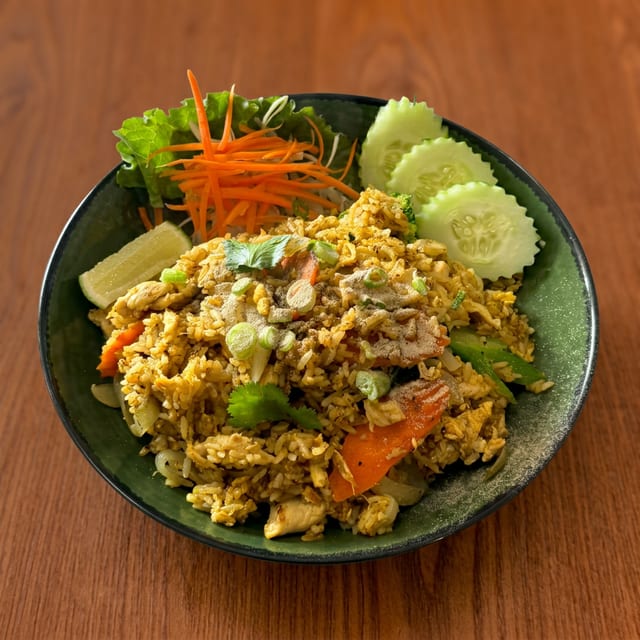 Yellow Curry Fried Rice.