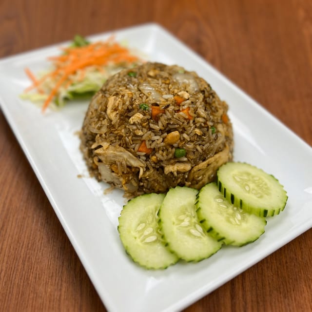 (L) Thai Fried Rice.