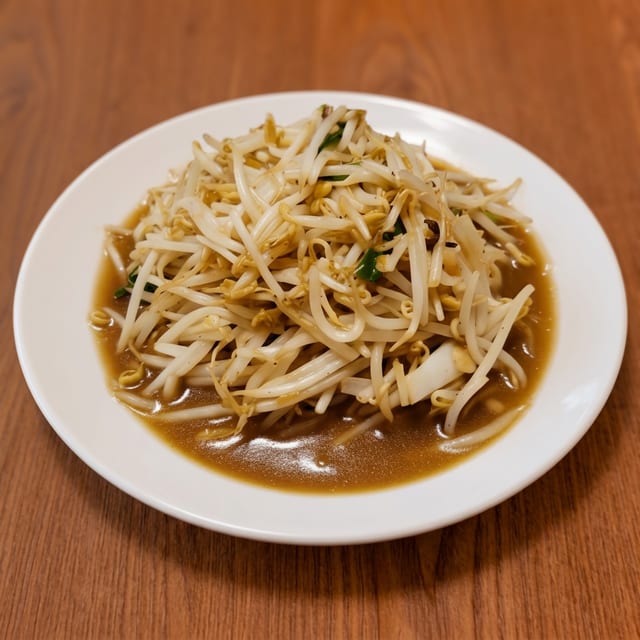 Stir Fried Garlic with Bean Sprouts..