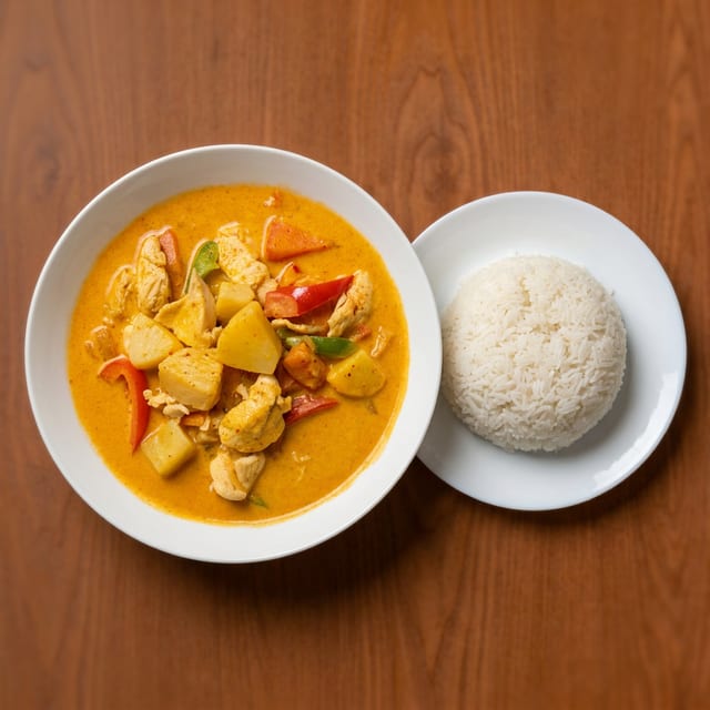 (L) Pineapple Curry 🌶️.