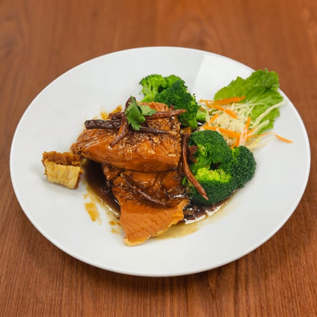 Salmon Tamarind Sauce.